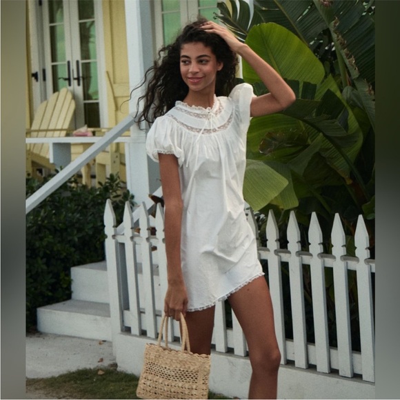 NWT Doen Daphne dress salt - Picture 6 of 7